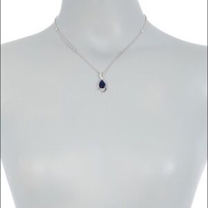 Carolee 18" Crystal Pave & Stone Pendant Necklace